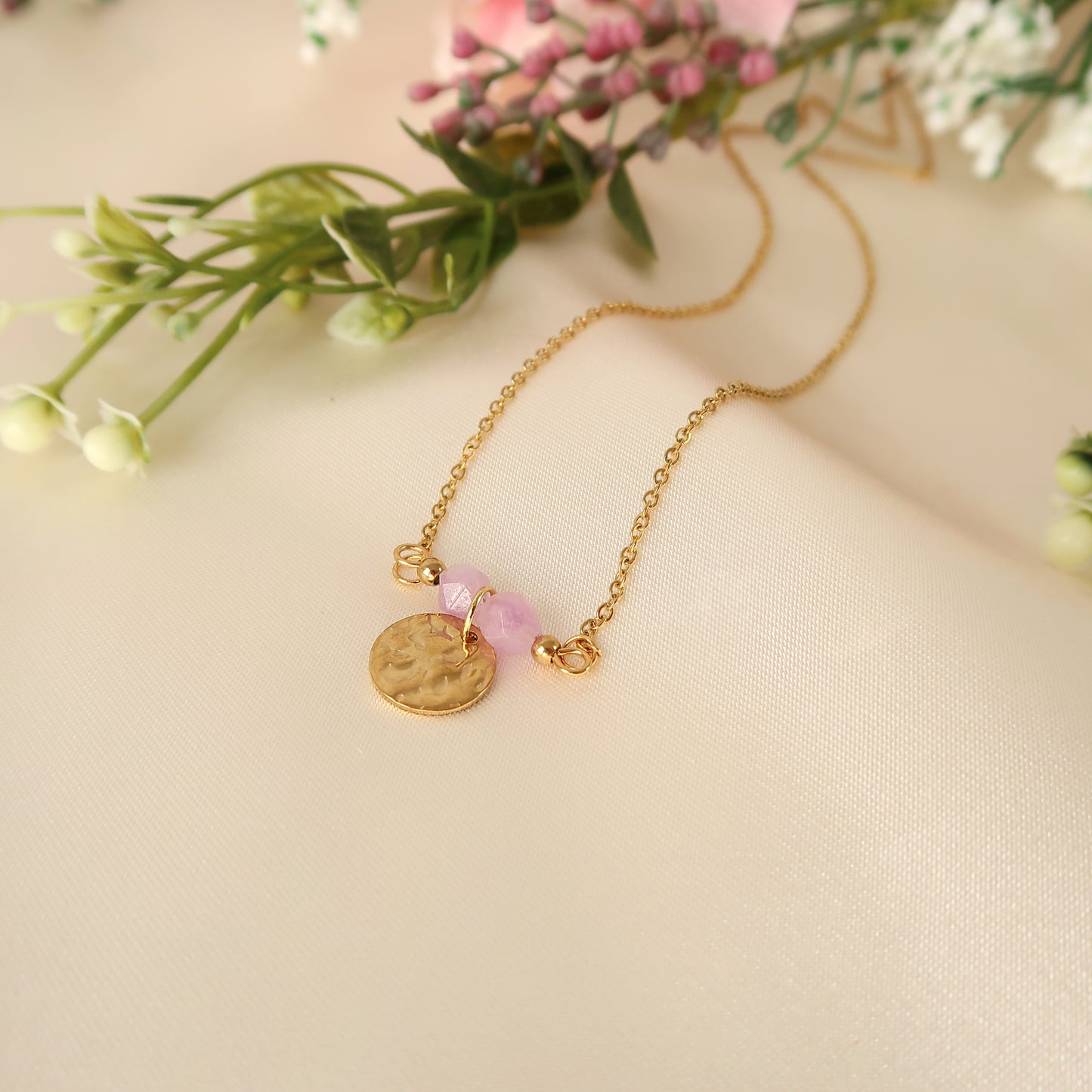 Minimalist Lilac Necklace