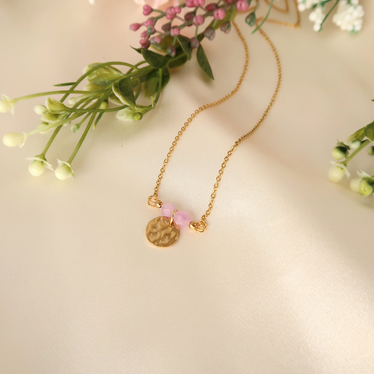 Minimalist Lilac Necklace