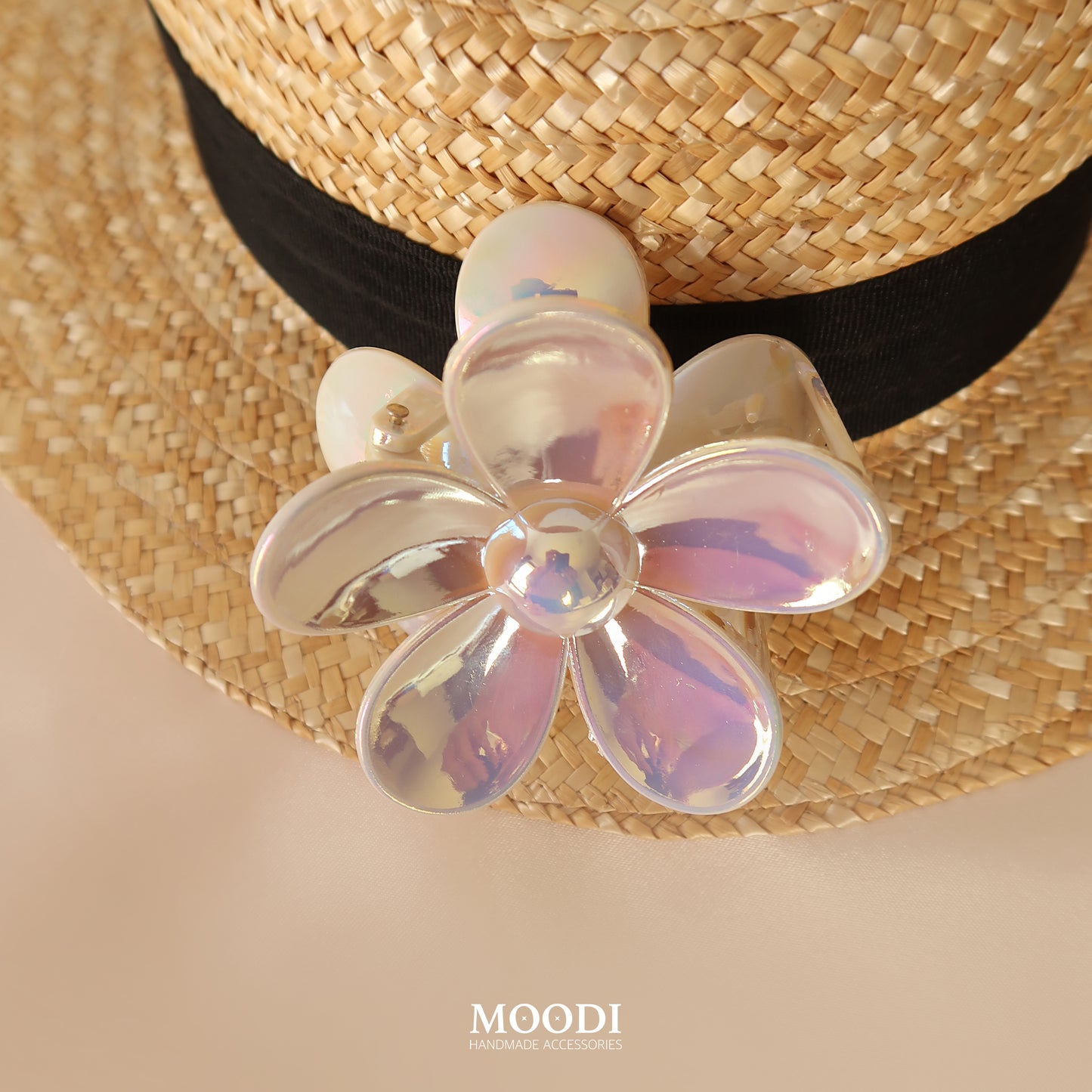 Plumeria hair barrette