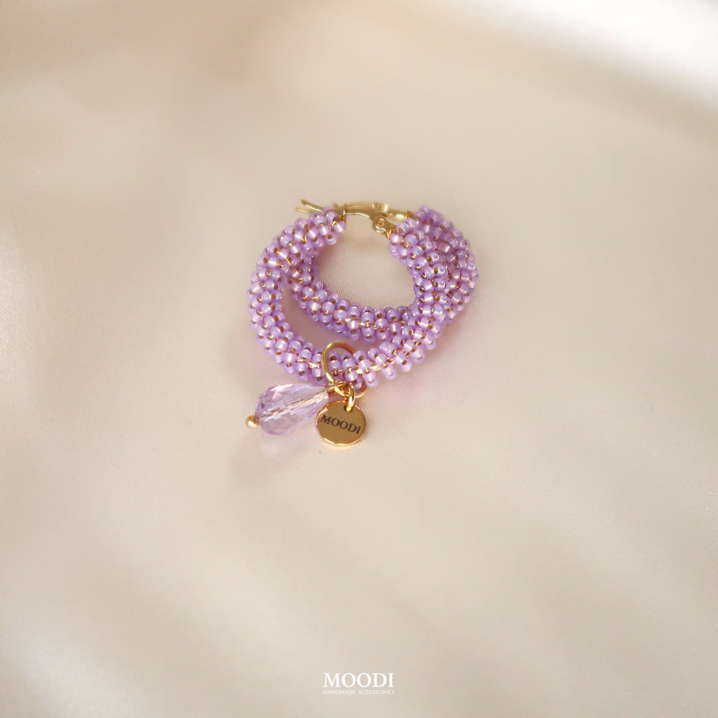 Hoop Earrings Lilac