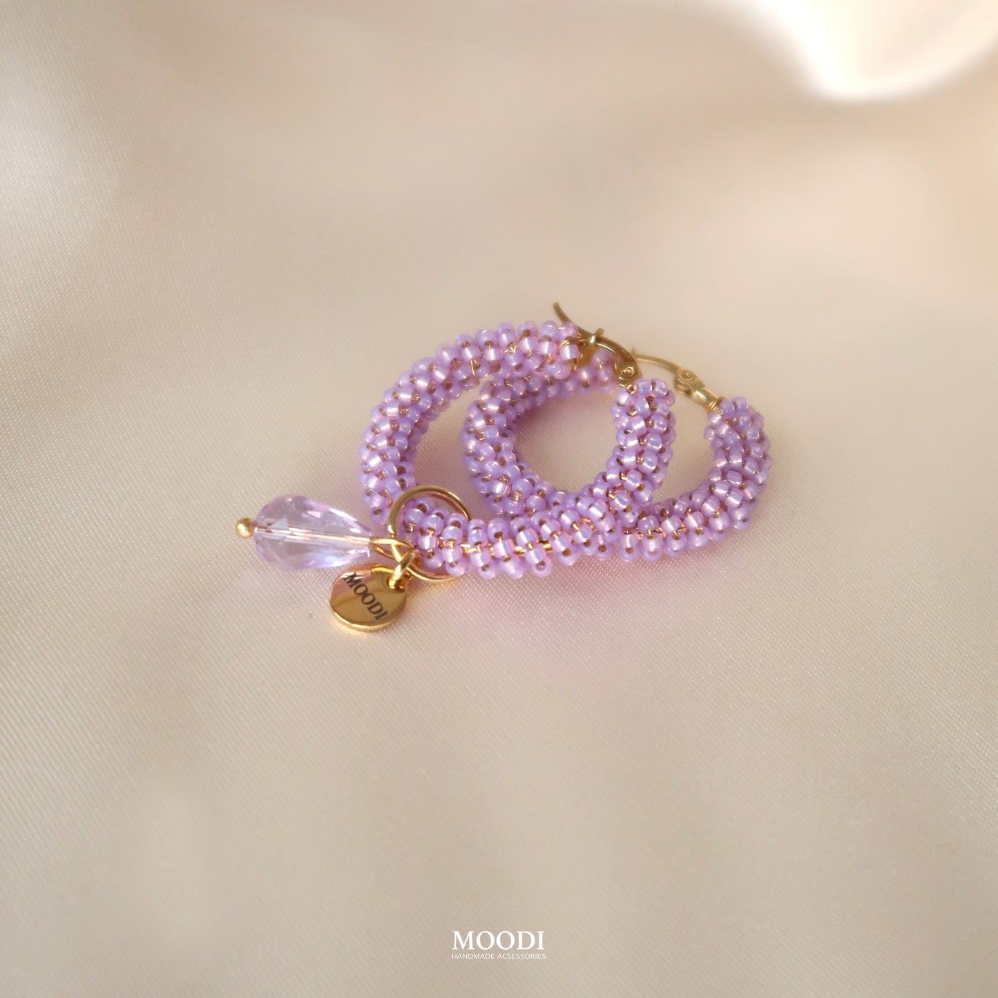 Hoop Earrings Lilac