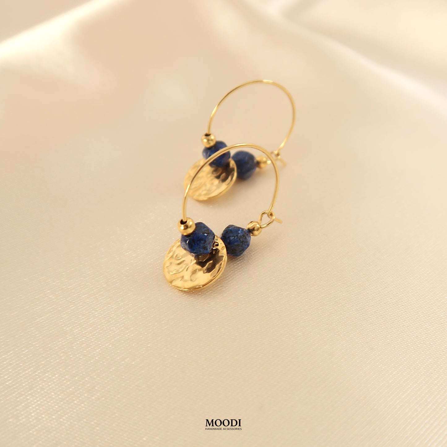 Lapis Lazuli minimal earrings