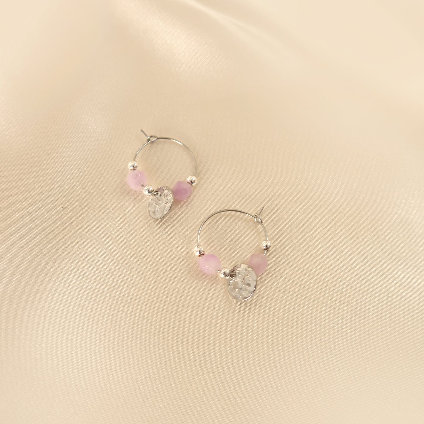 Minimalist Lilac Earrings