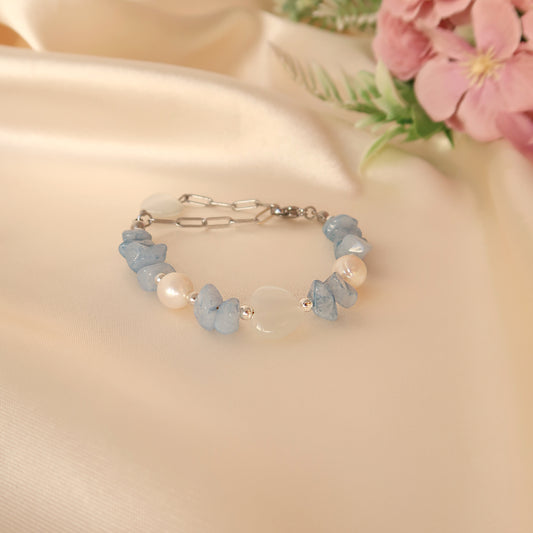 Bracelet "Linda" Aquamarine