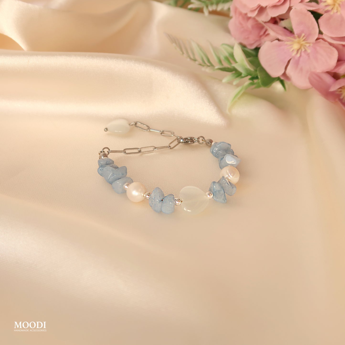 Bracelet "Linda" Aquamarine