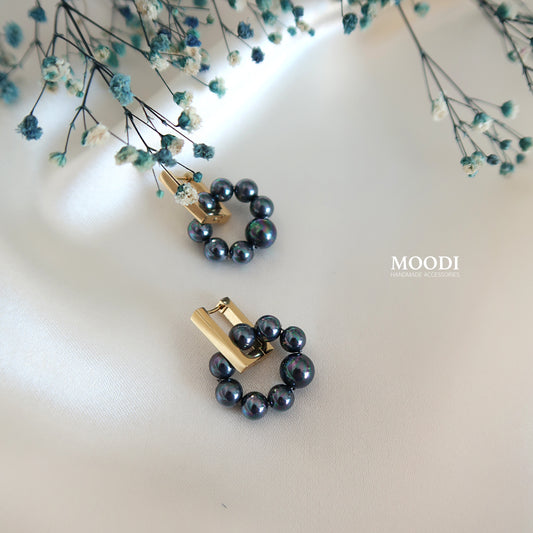 Earrings "Lora - Black"