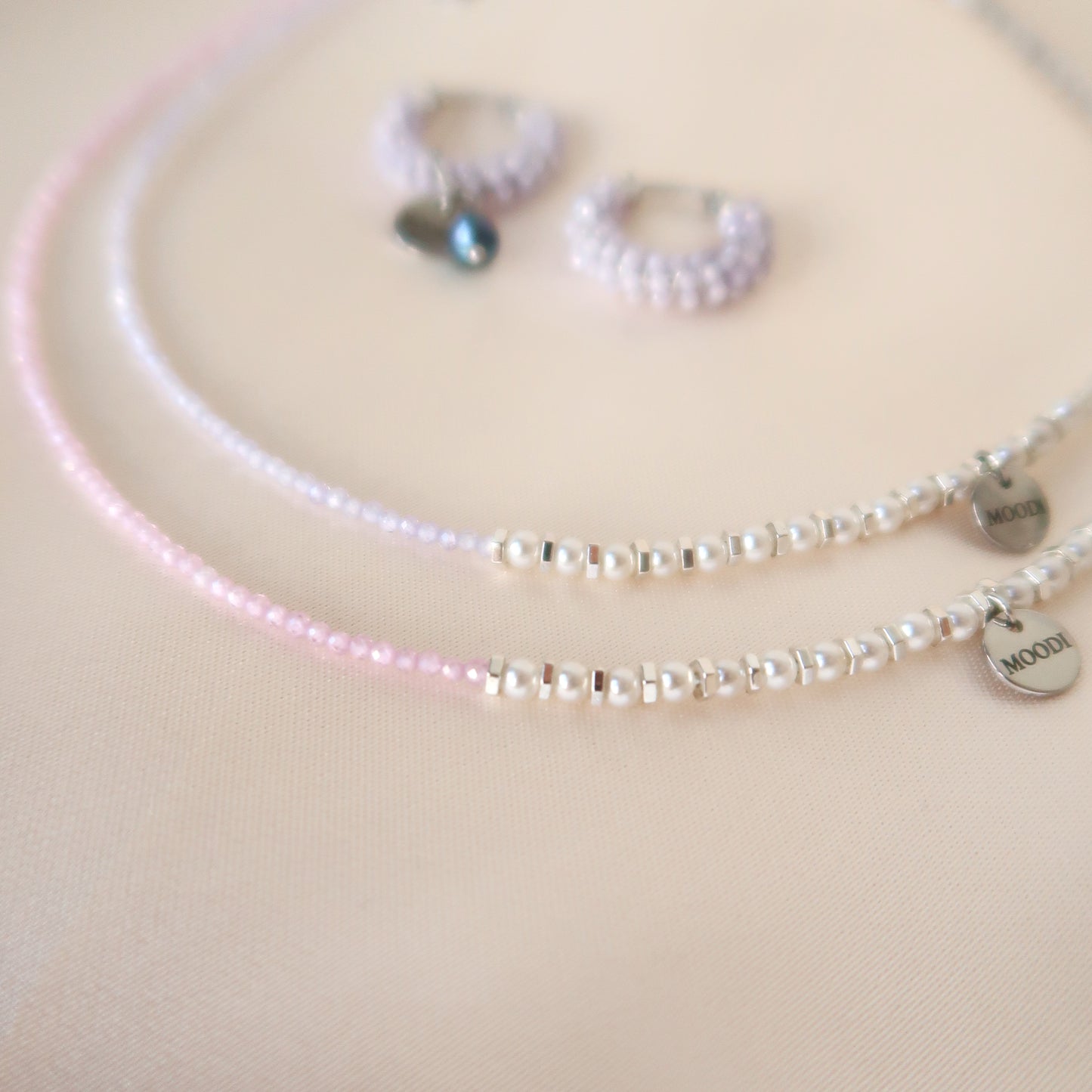 Колие Pearls and Swarovski stones