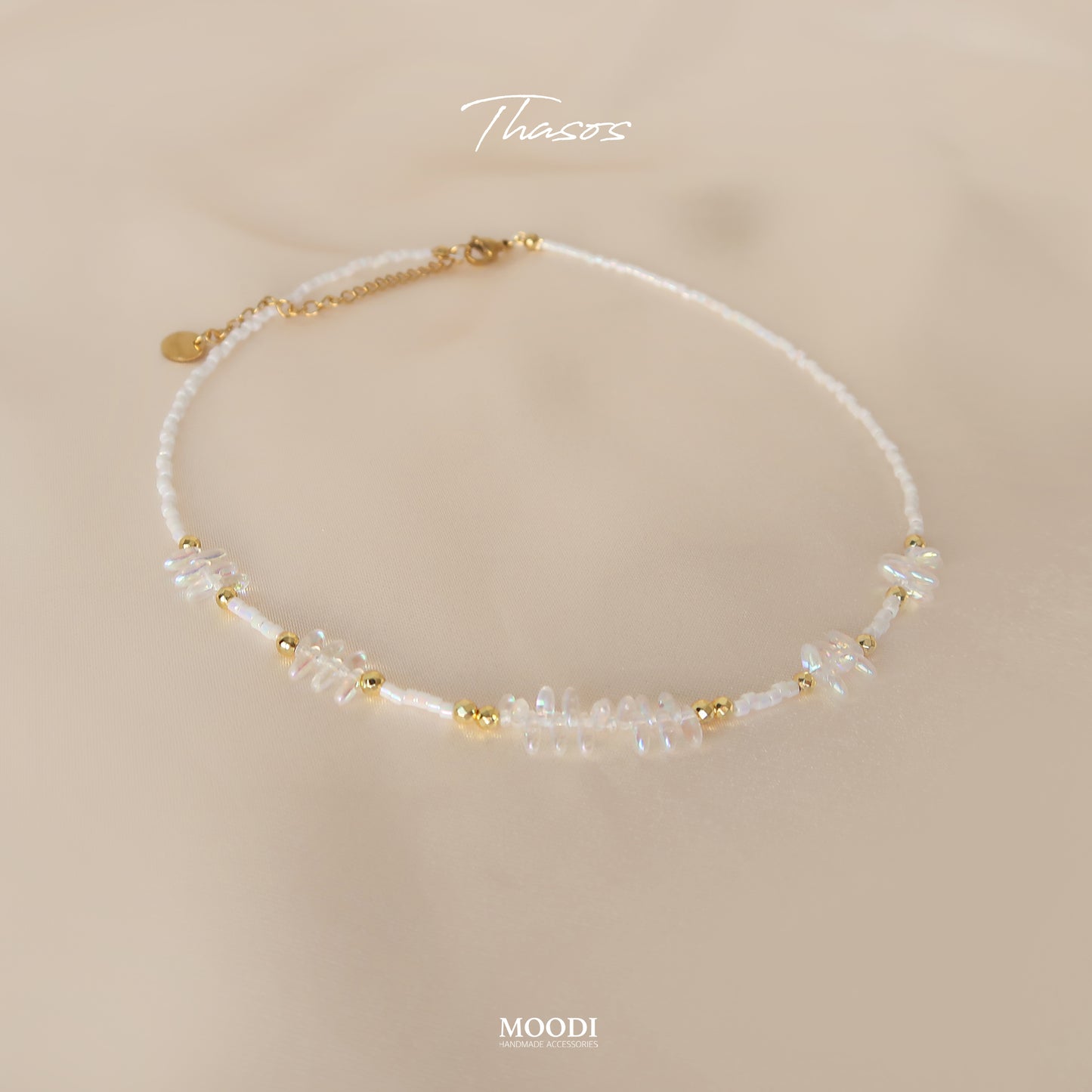 Short necklace "Thasos"