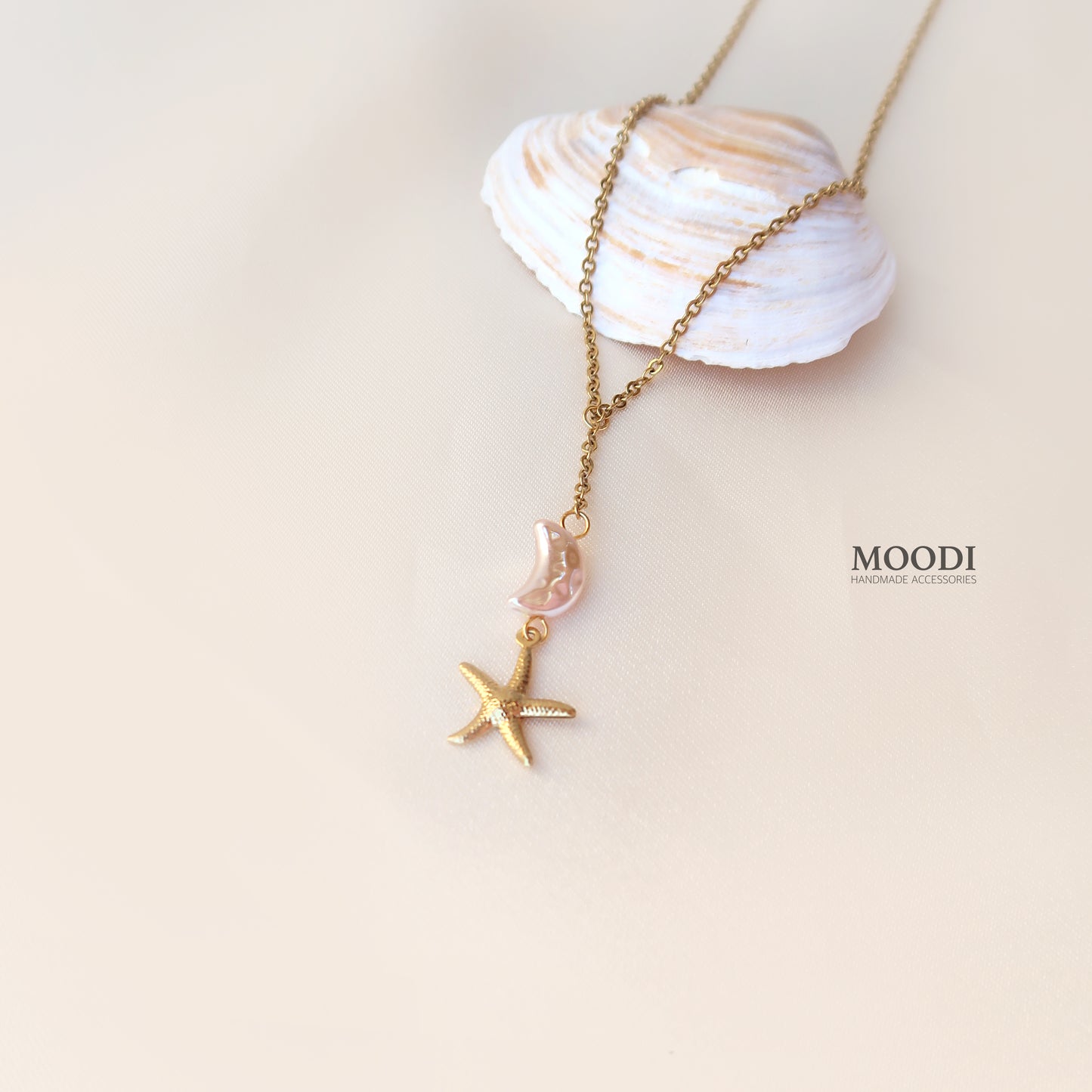 Moon&amp;Sea Necklace