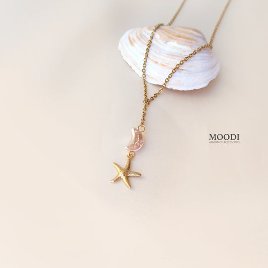 Moon&amp;Sea Necklace