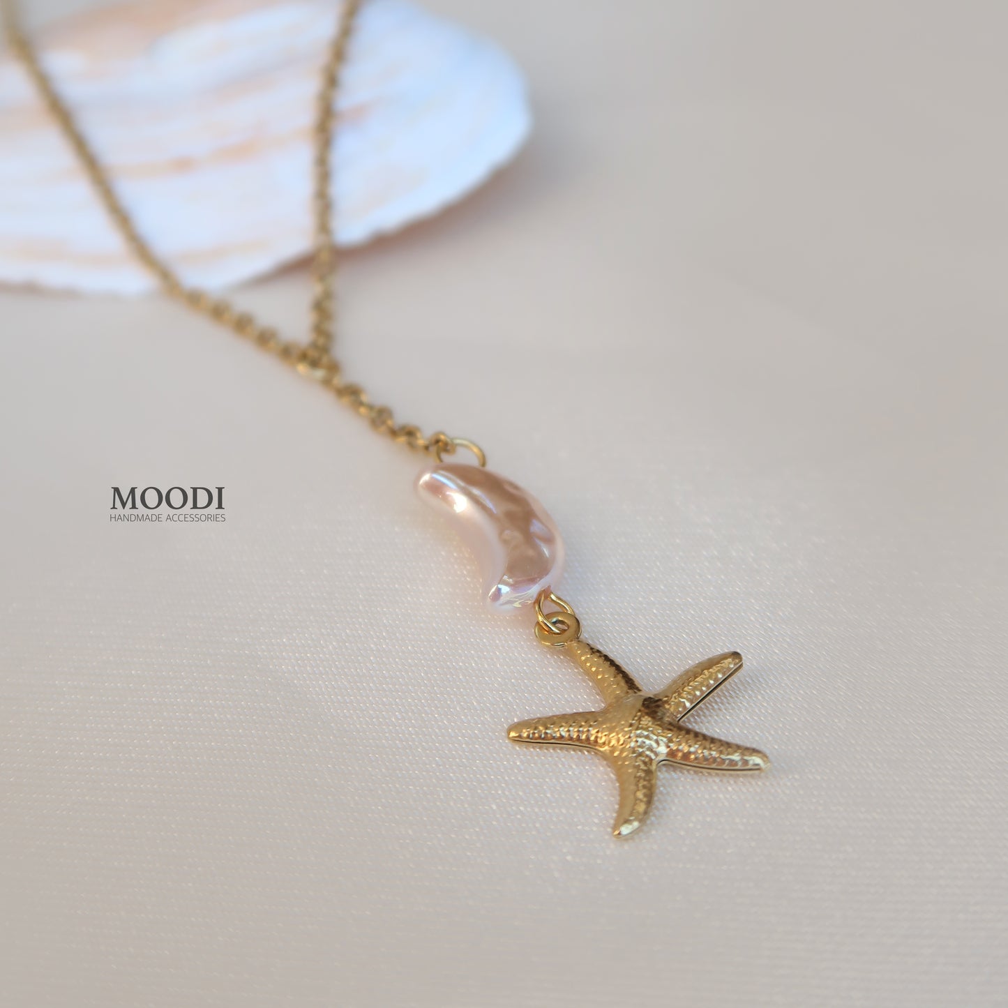 Moon&amp;Sea Necklace