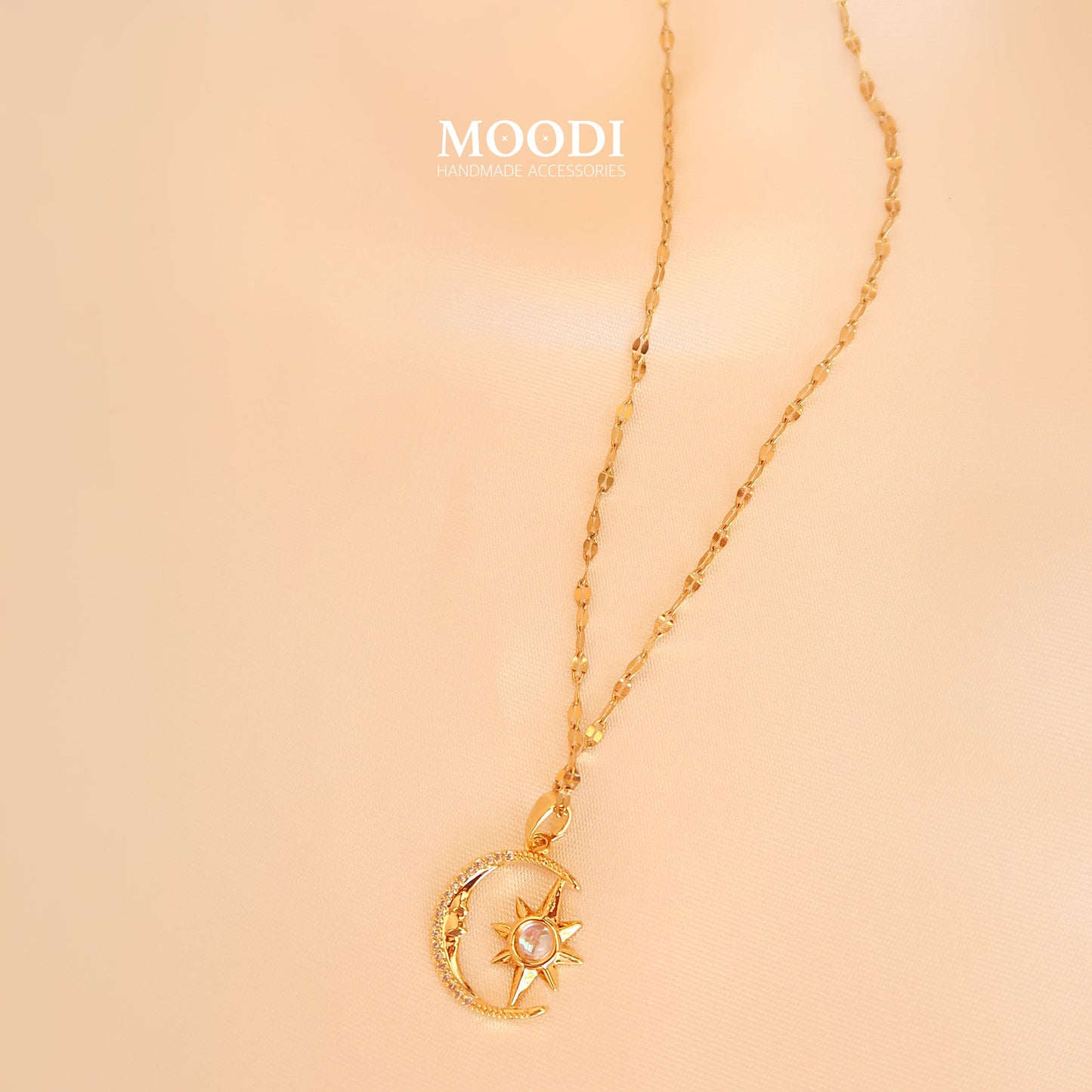 Necklace "Moon&amp;Star"