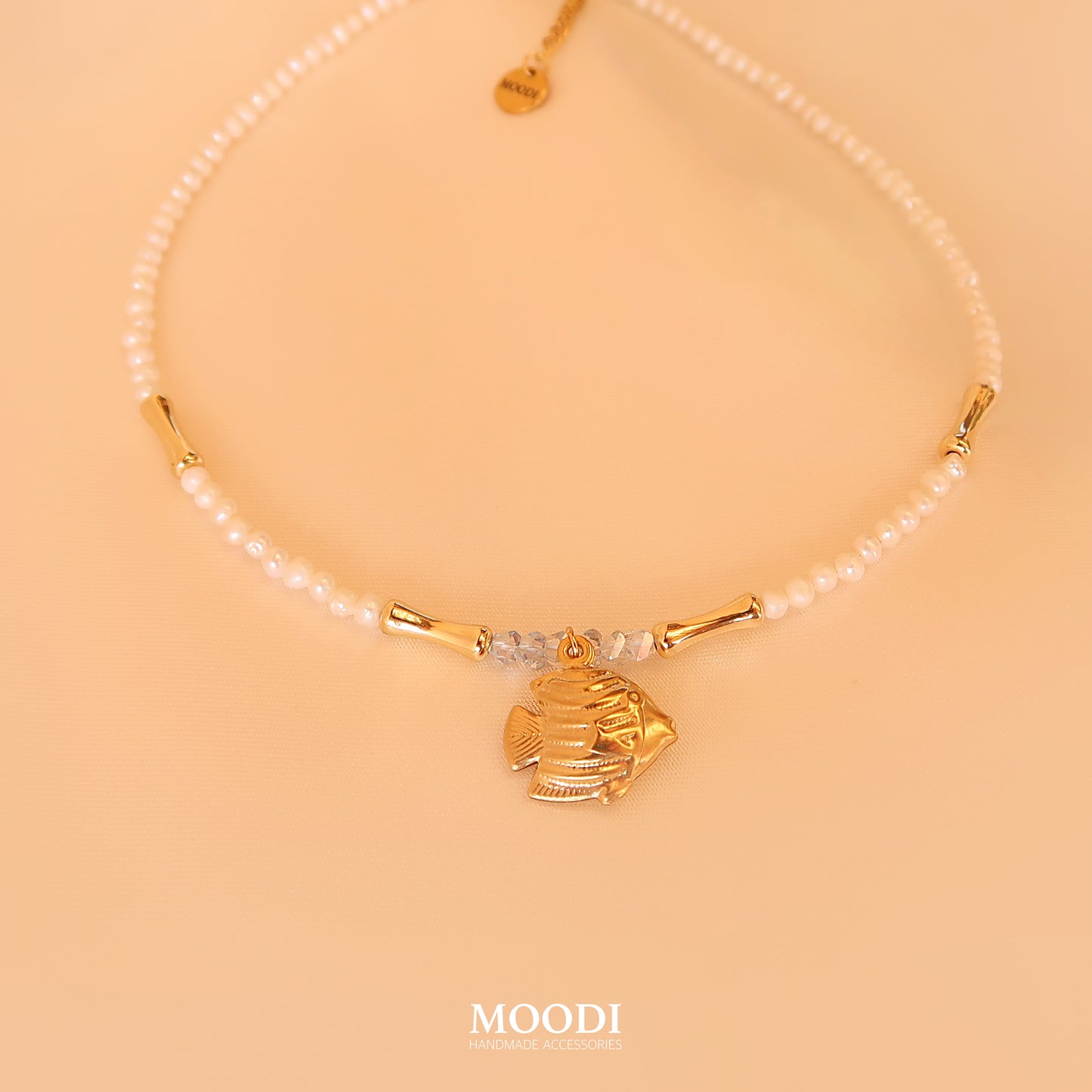 Necklace "Gold Fish"