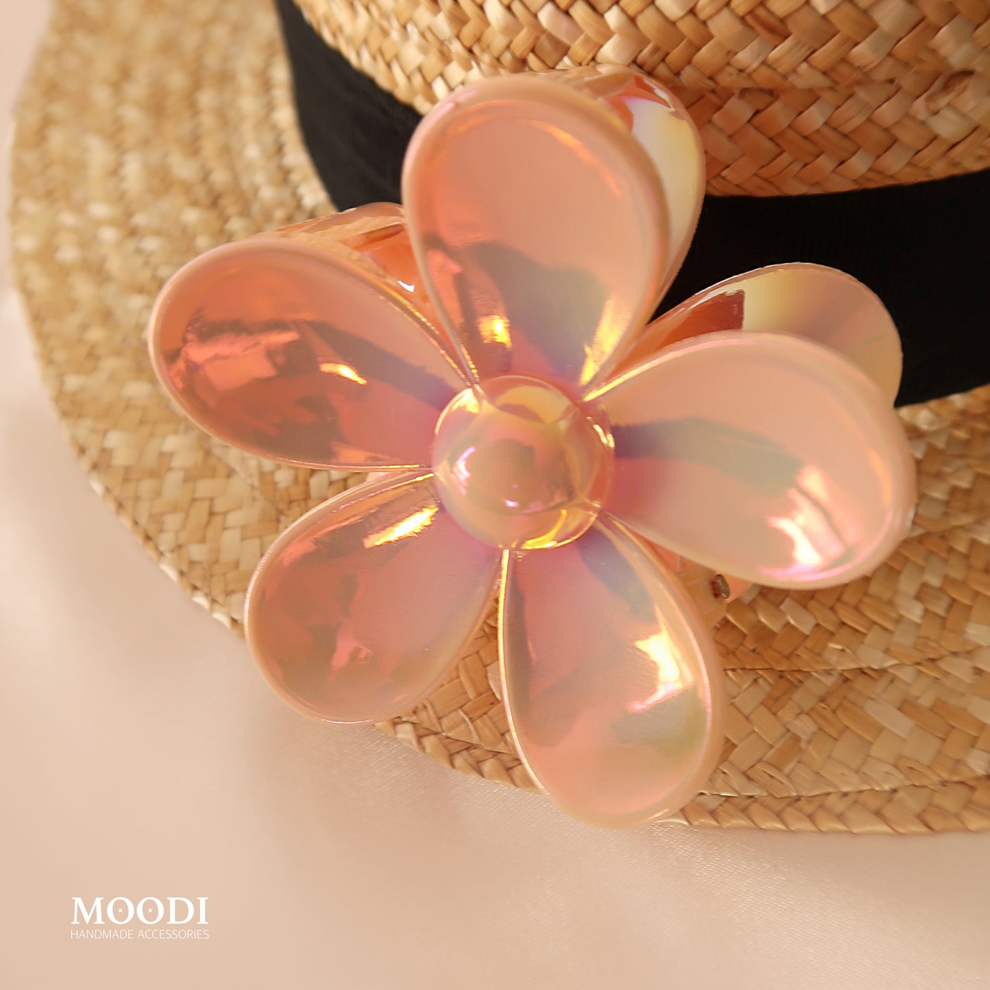 Plumeria hair barrette