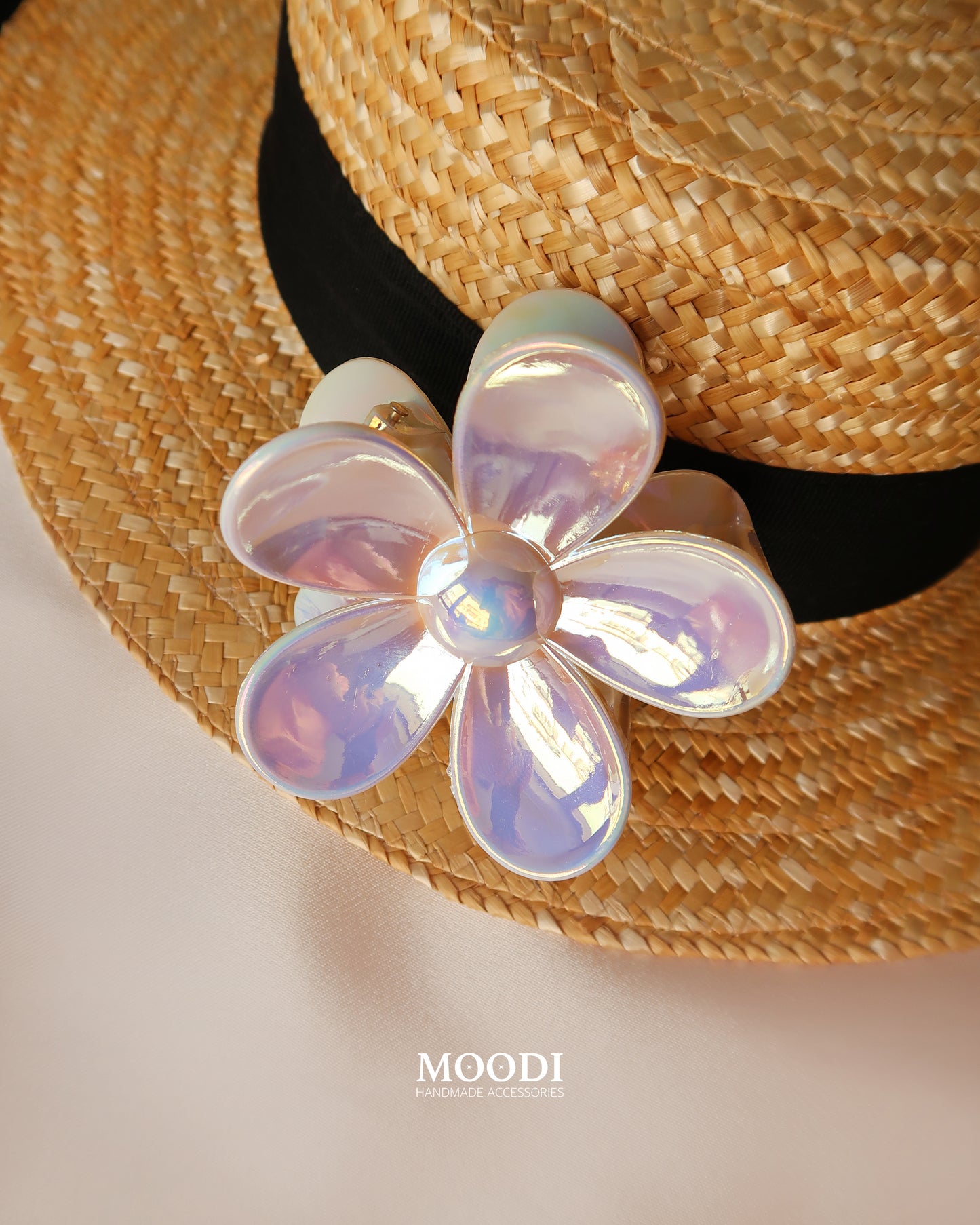 Plumeria hair barrette