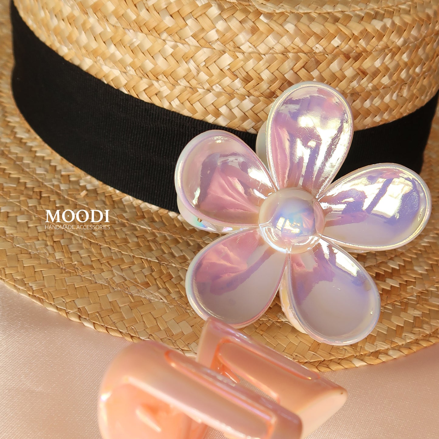 Plumeria hair barrette