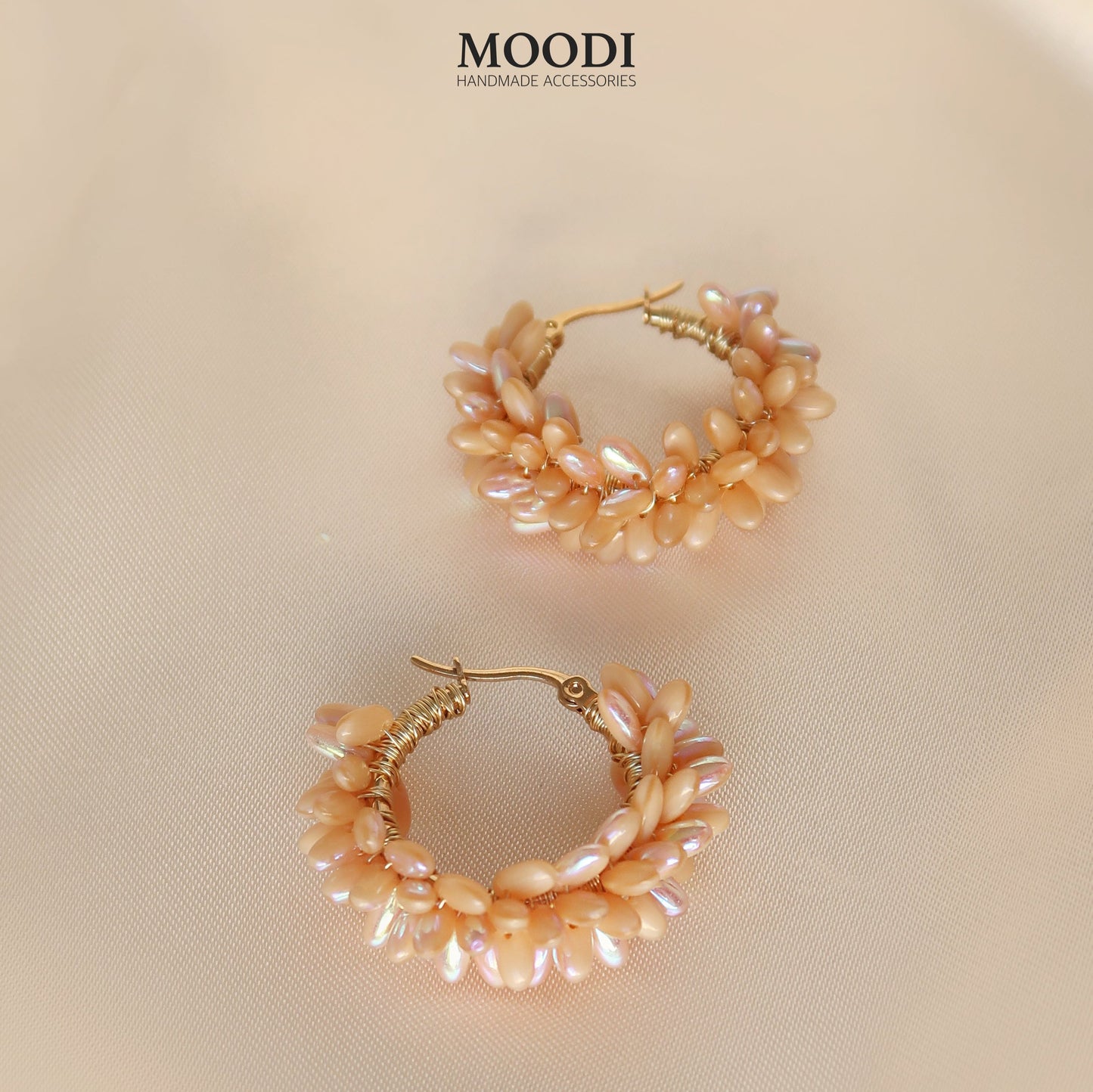 Hoops Special Earrings "Sahara"