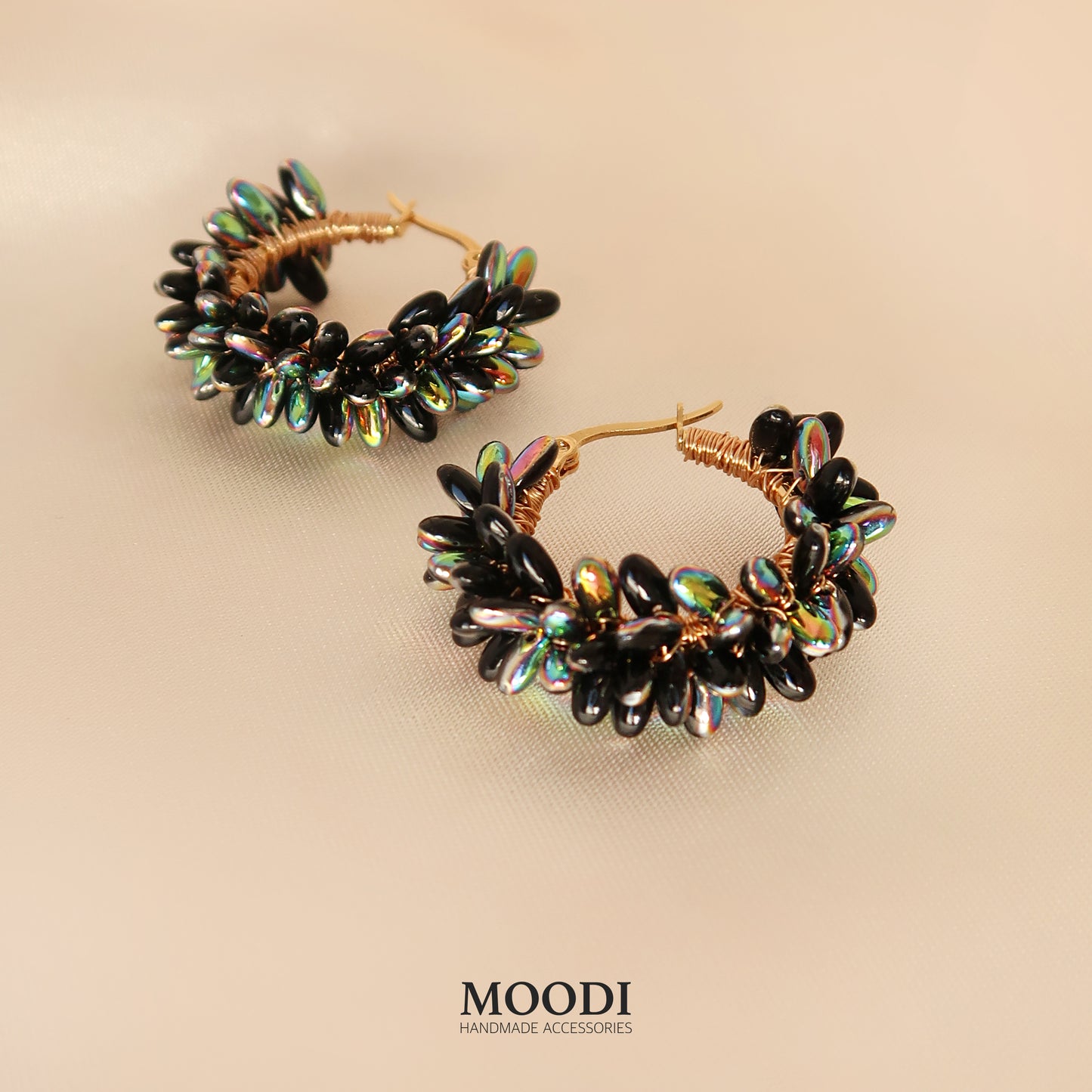 Hoops Special Earrings "Fireflies"