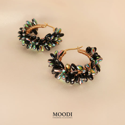 Hoops Special Earrings "Fireflies"