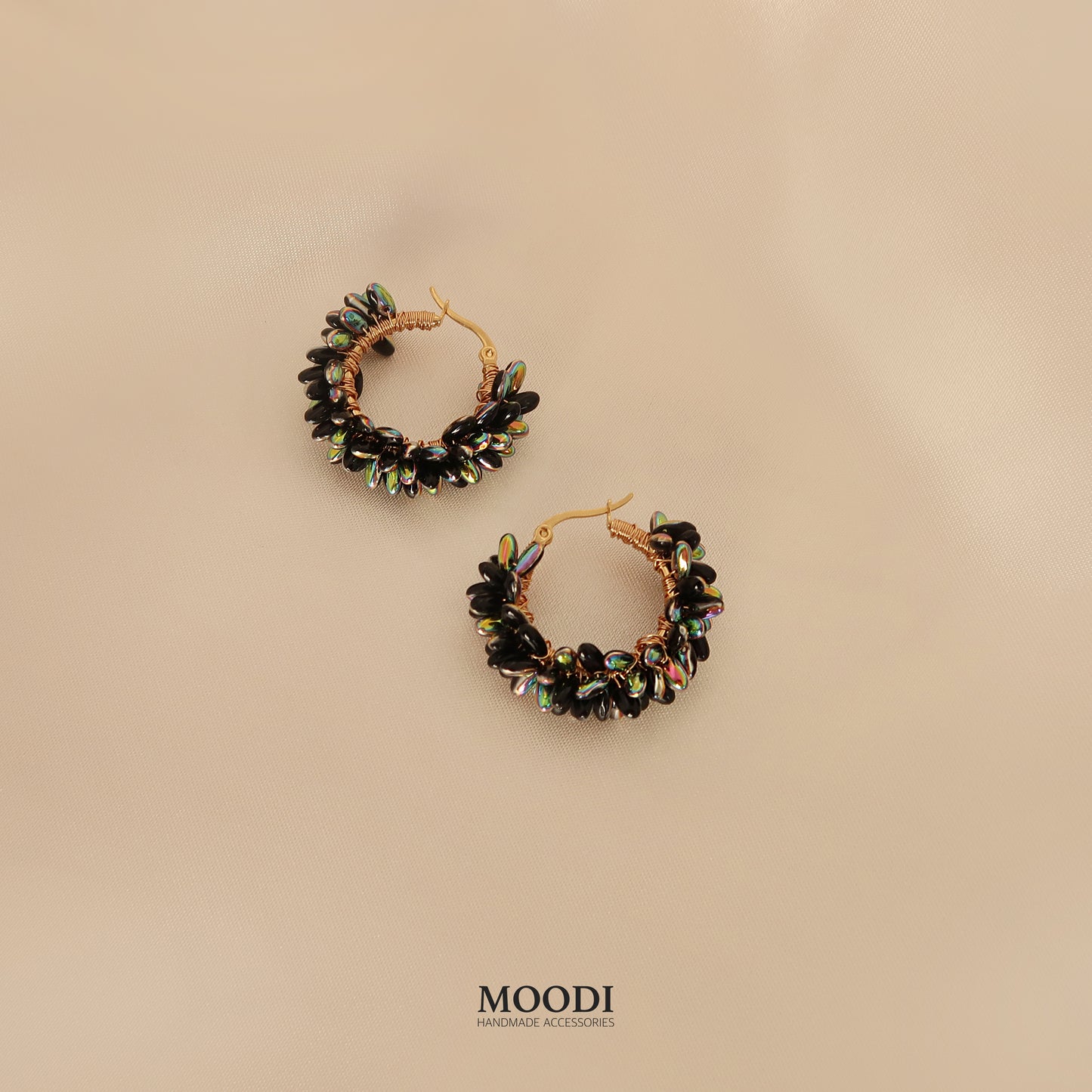 Hoops Special Earrings "Fireflies"