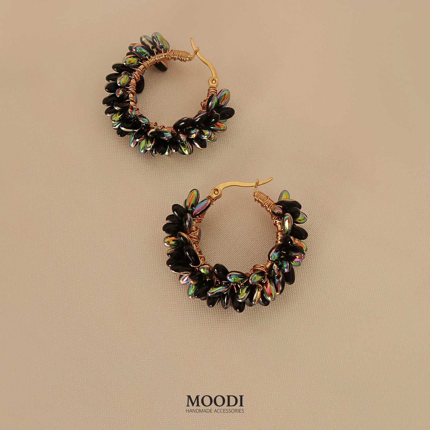 Hoops Special Earrings "Fireflies"