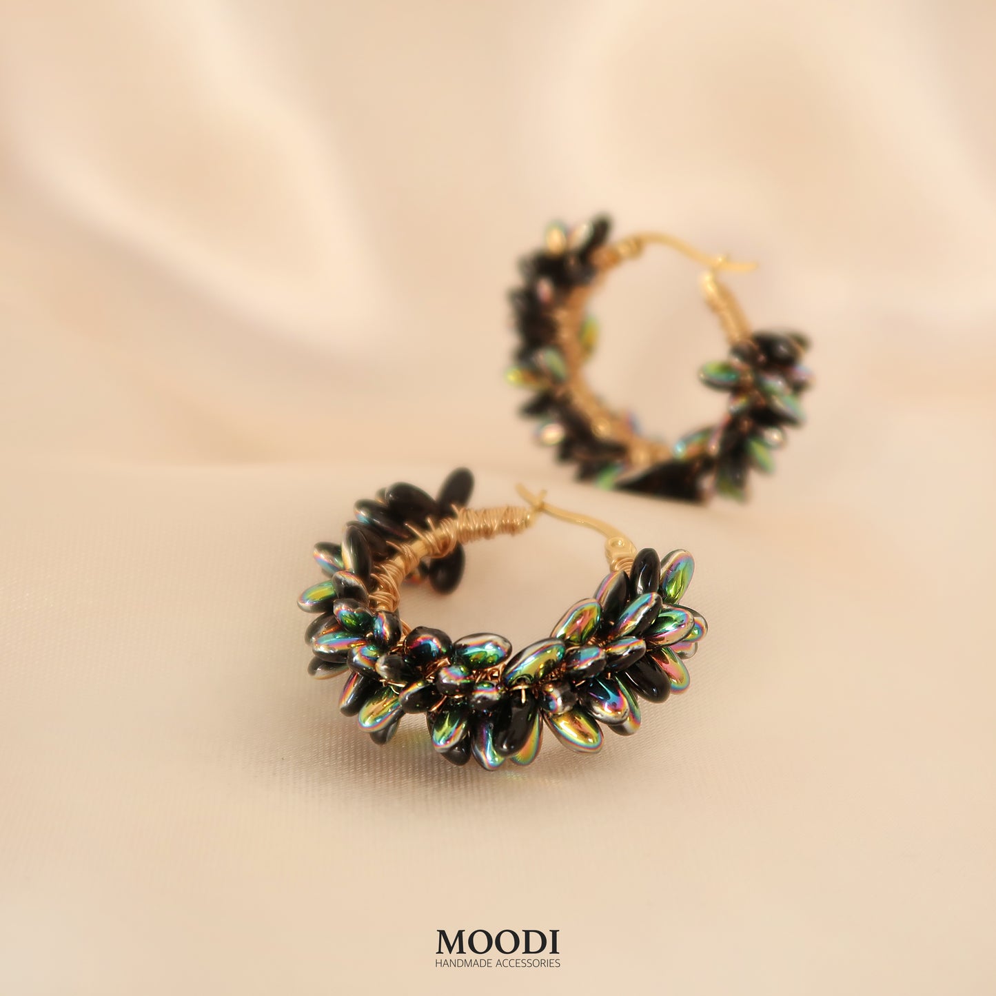 Hoops Special Earrings "Fireflies"