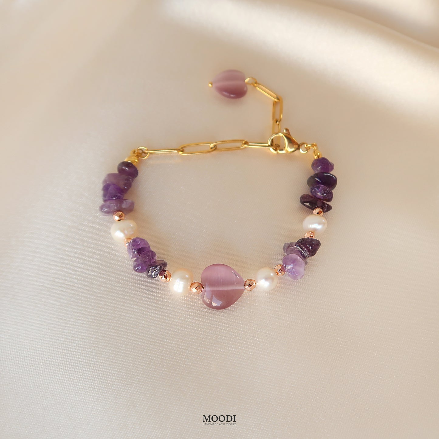 "Linda" Rose bracelet