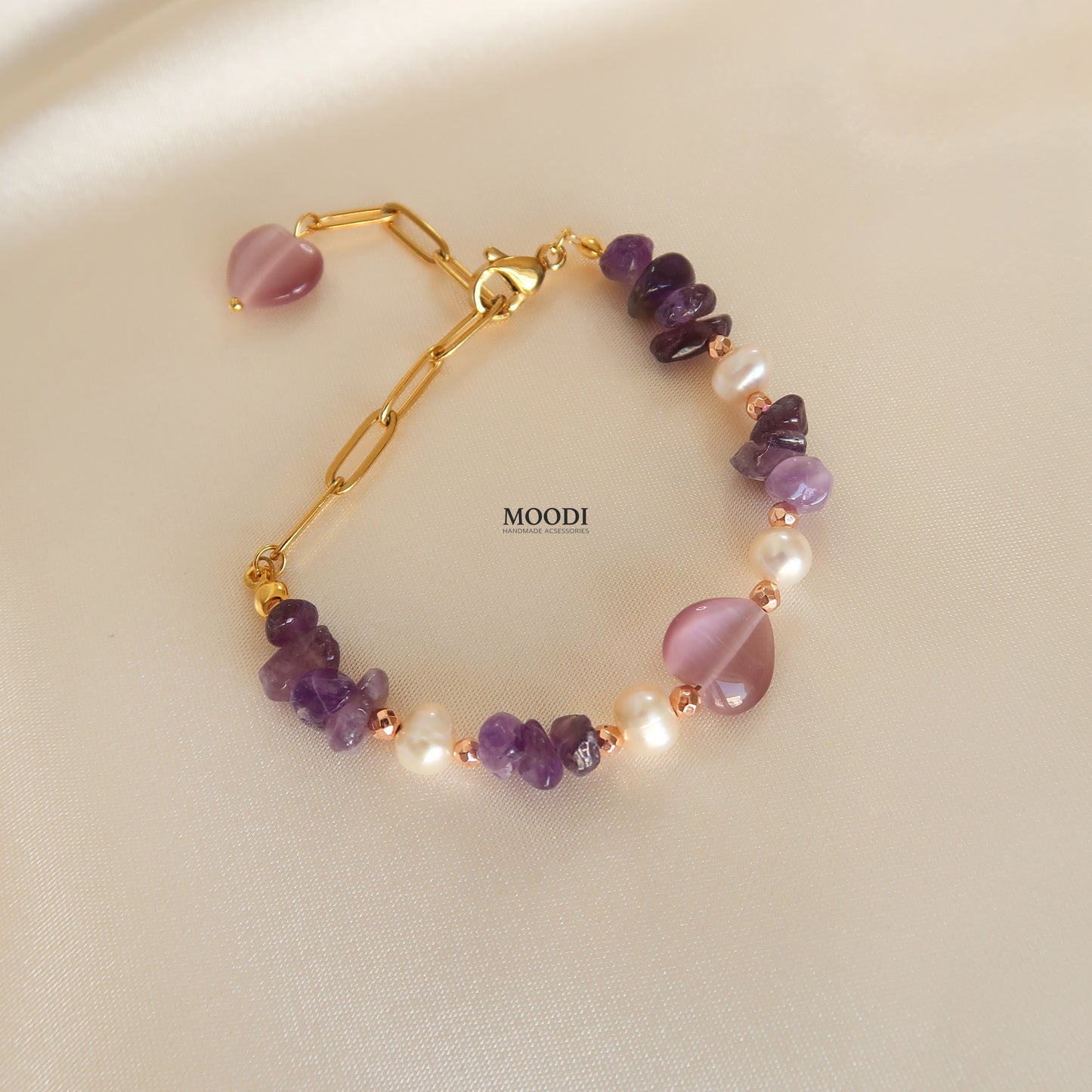 "Linda" Rose bracelet