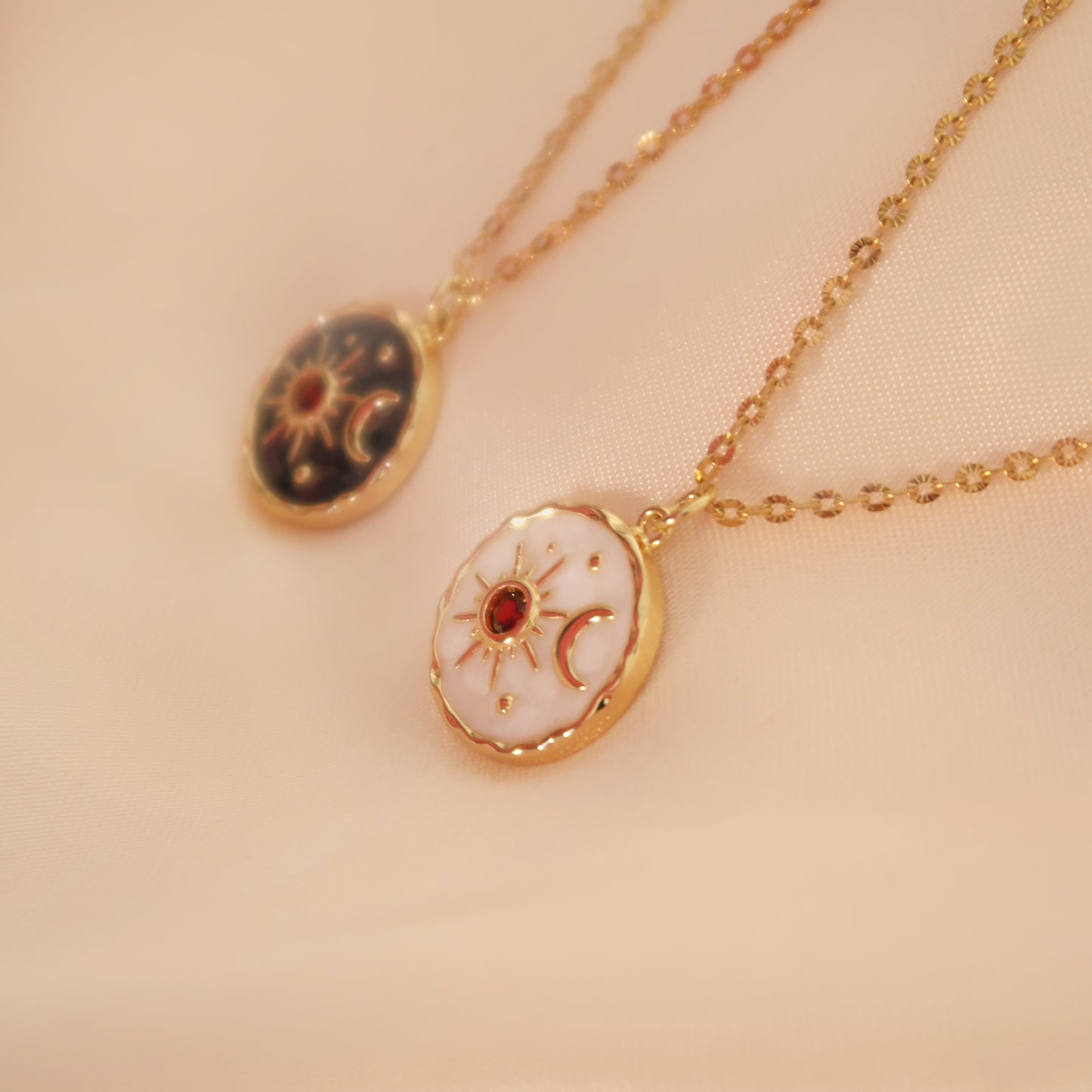 Necklace "Galaxy" White