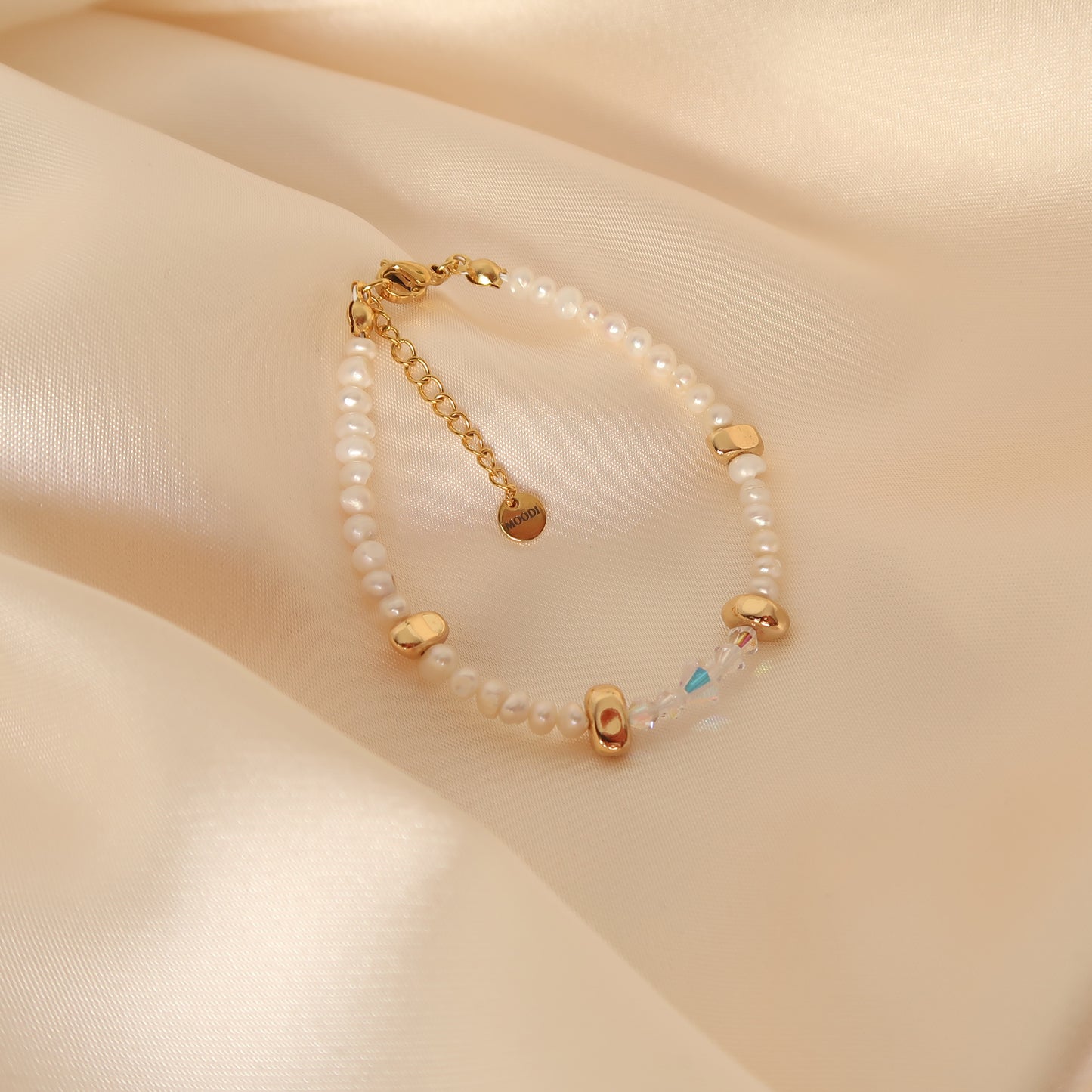 Lux Pearls and Swarovski bracelet