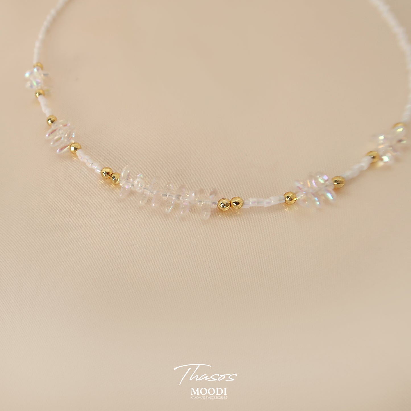 Short necklace "Thasos"