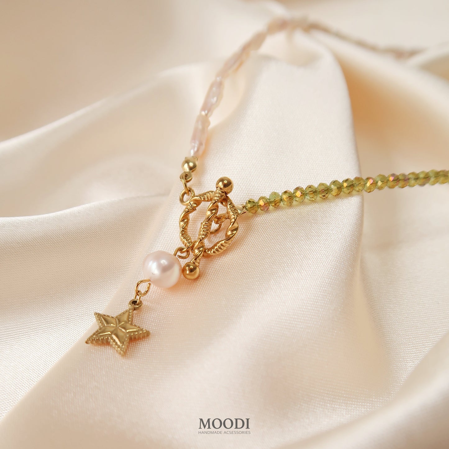 Set "Charlotte" Necklace + bracelet