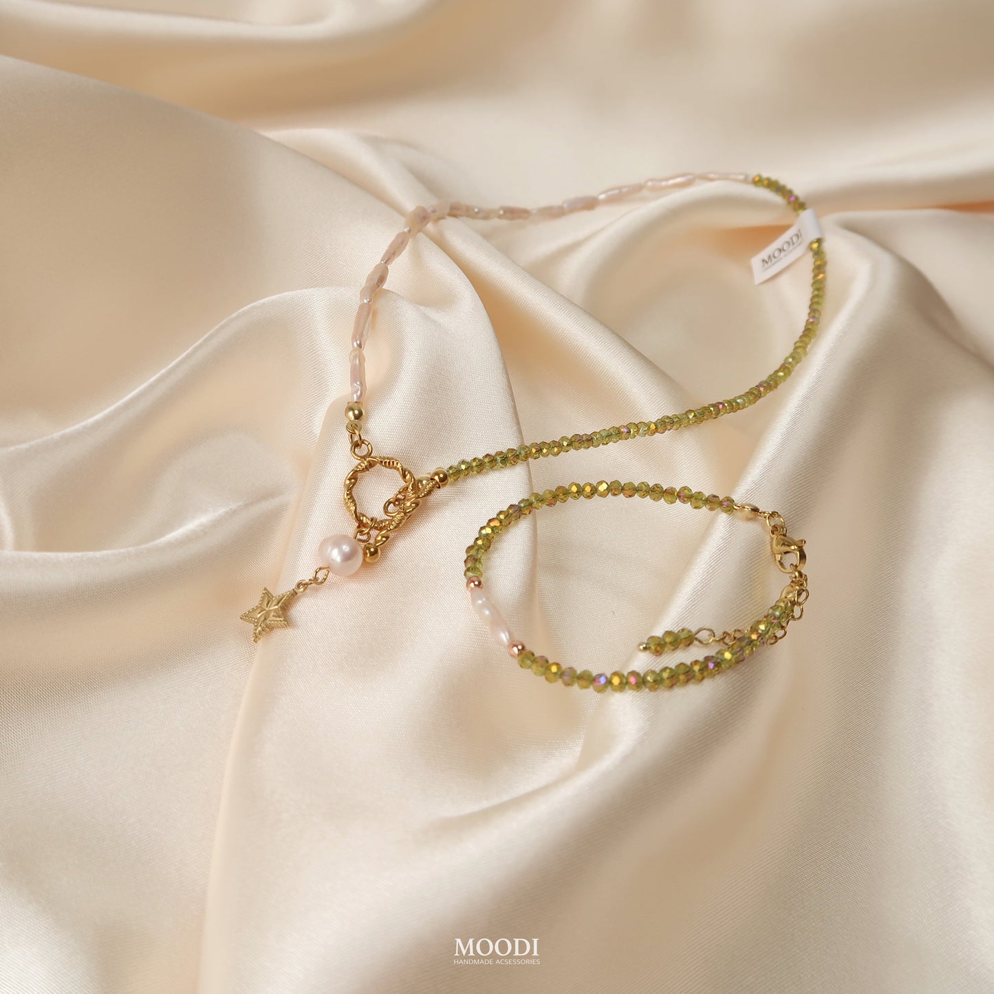 Set "Charlotte" Necklace + bracelet