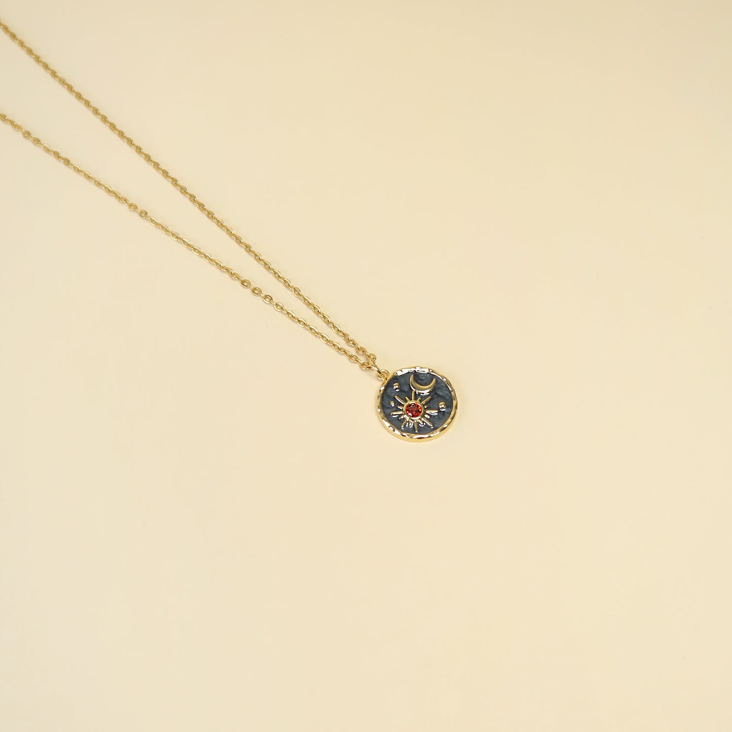 Necklace "Galaxy" Gray