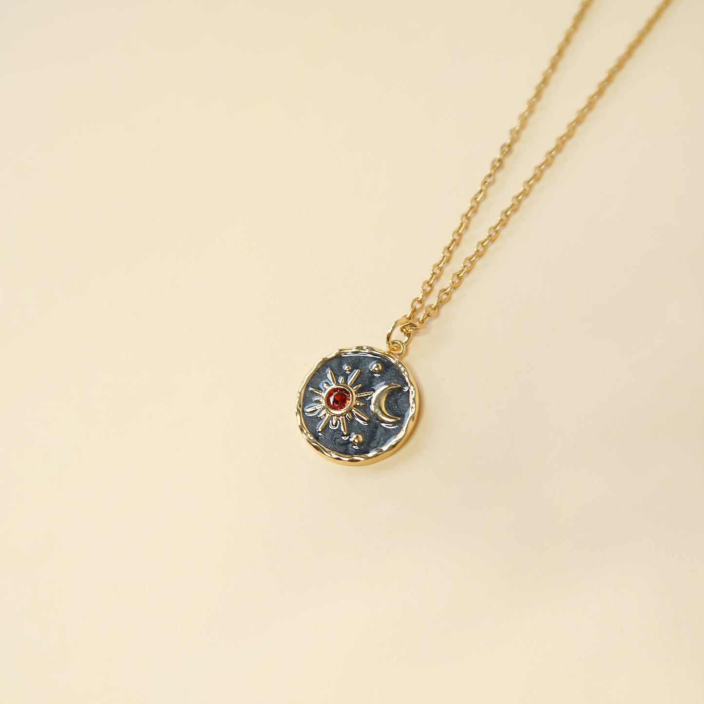 Necklace "Galaxy" Gray